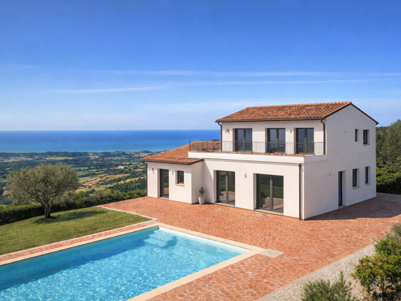 GUARDISTALLO - Latest newly built villa with garden and private pool