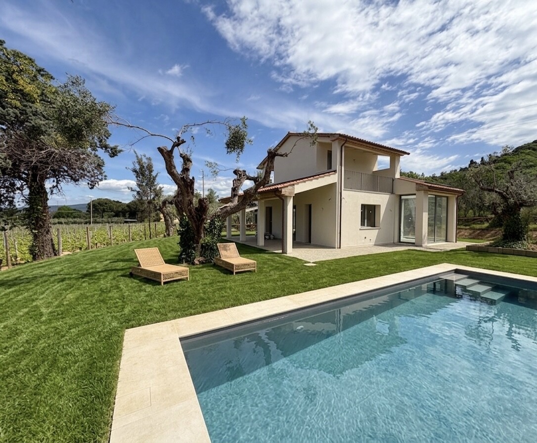 Bolgheri - Last opportunity: villa with pool and private garden in newly built complex, class A4
